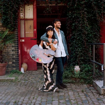 Max Denison-Pender and his muse, India