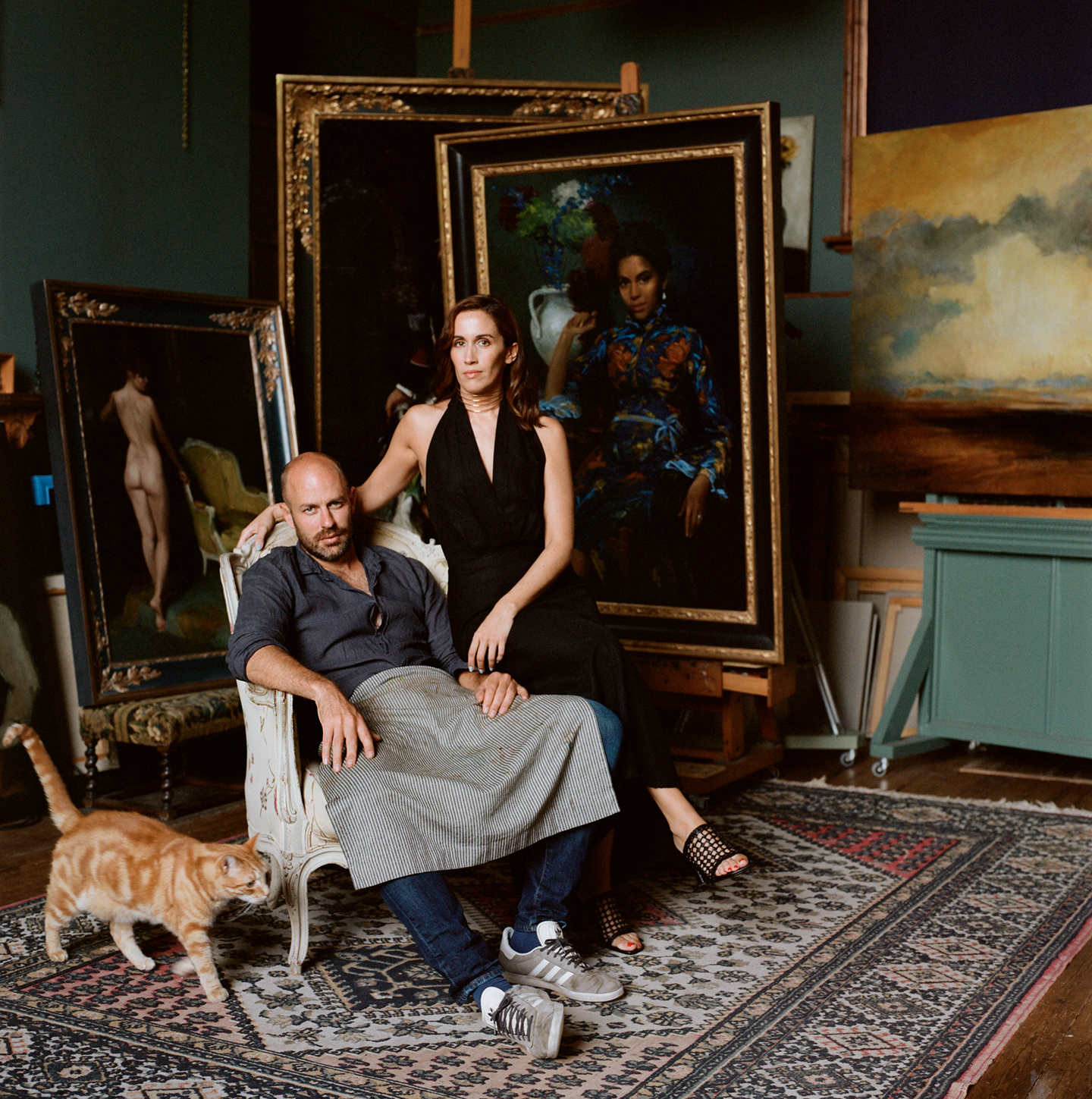 James Hayes and his muse Laura