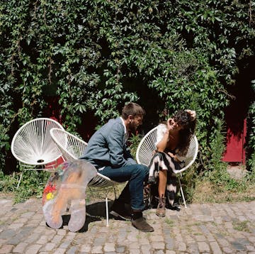 Max Denison-Pender and his muse, India